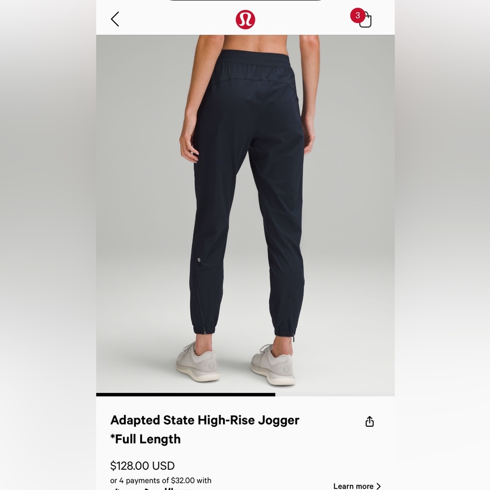 New W/Tags - Lululemon Adopted State HR Jogger